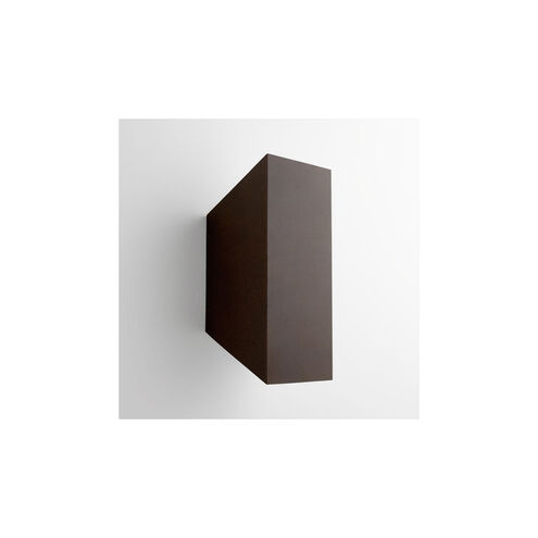 Duo 2 Light 14 inch Oiled Bronze Outdoor Wall Sconce