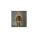 Boston 3 Light 38 inch Dark Antique Brass Post Lantern in Frosted Glass, No Chimney, Candelabra