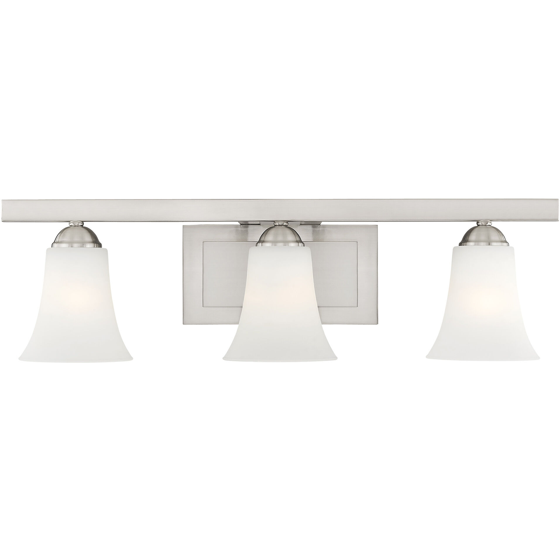 Ridgedale 3 Light 25 inch Brushed Nickel Bath Vanity Wall Light