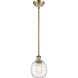Ballston Belfast 1 Light 6 inch Antique Brass Mini Pendant Ceiling Light