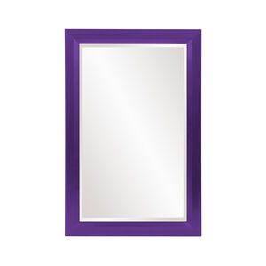 Avery 42 X 28 inch Glossy Royal Purple Wall Mirror