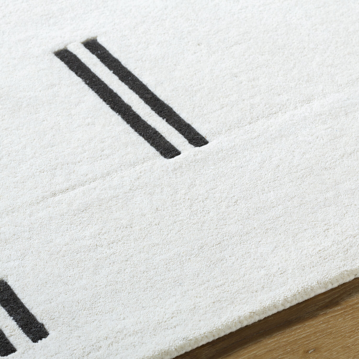 Jason Wu 36 X 24 inch White / Off-White / Onyx Handmade Rug in 2 x 3