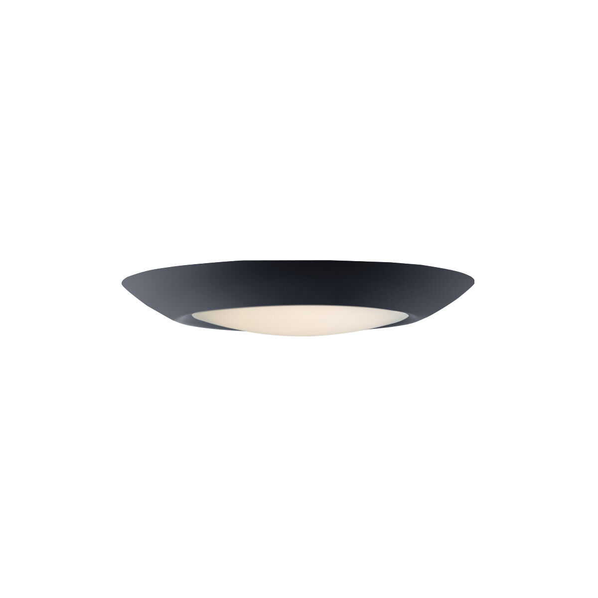 Diverse LED 7.5 inch Black Flush Mount Ceiling Light