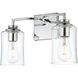 Ronnie 2 Light 14 inch Chrome Bath Sconce Wall Light