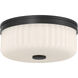 Daniella 11.25 inch Matte Black Flush Mount Ceiling Light
