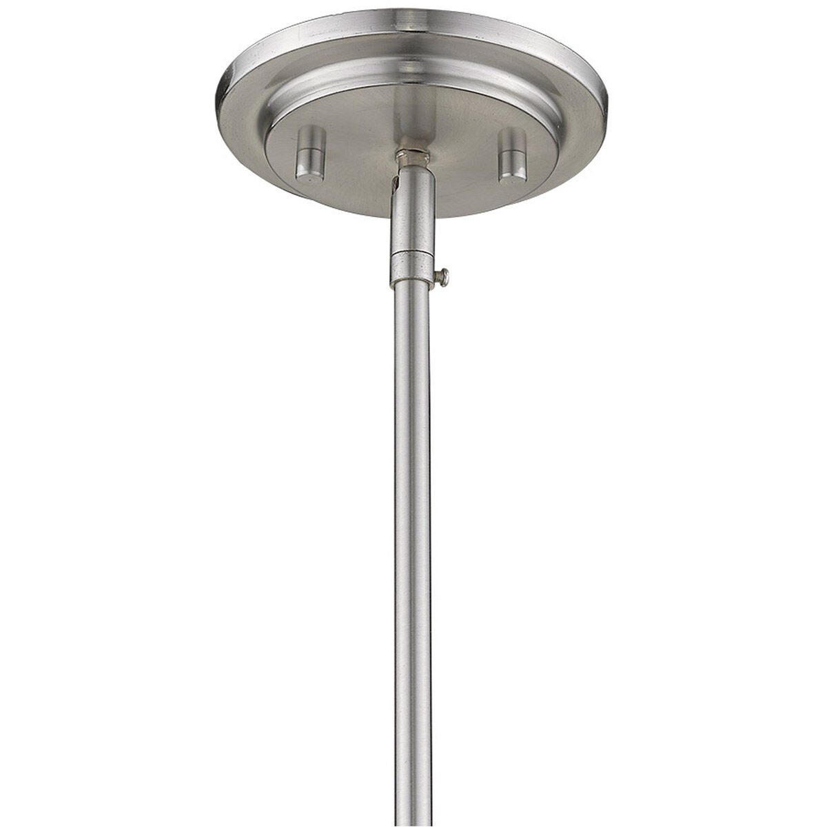 Kassian 1 Light 12.75 inch Satin Nickel Pendant Ceiling Light