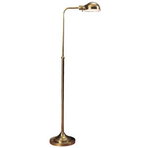 Kinetic 37.5 inch 60.00 watt Antique Brass Floor Lamp Portable Light