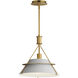 Lucas 1 Light 14.5 inch Natural Aged Brass Single Pendant Ceiling Light