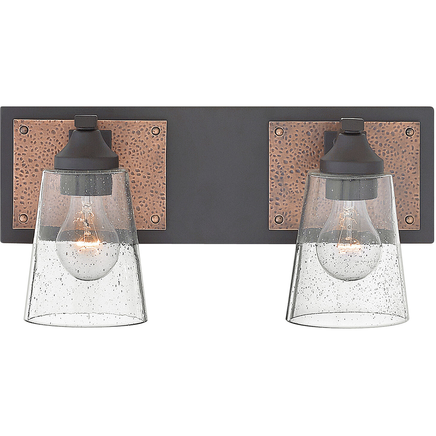 Jackson 2 Light 16.25 inch Buckeye Bronze with Antique Copper Vanity Light Wall Light