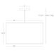 Elena 1 Light 15 inch Painted White Pendant Ceiling Light in Mushroom Dupioni