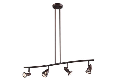 Stingray 4 Light 120V Rubbed Oil Bronze Track Light Ceiling Light
