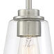 Westin 1 Light 5 inch Satin Platinum Mini Pendant Ceiling Light