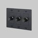 3G 100-120 Black Dimmer Switch, LED