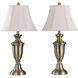 Signature 30.5 inch 150.00 watt Antique Brass Table Lamp Portable Light