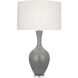 Audrey 33.5 inch 150.00 watt Matte Smoky Taupe Table Lamp Portable Light