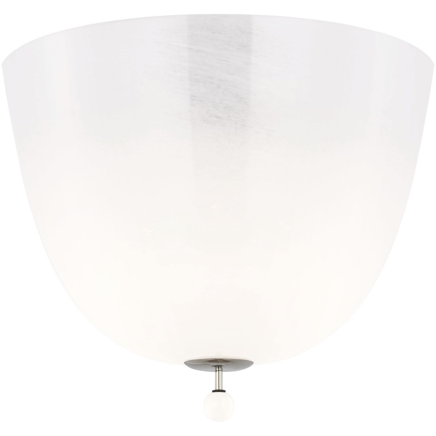 AERIN Brisa LED 14 inch Polished Nickel Semi-Flush Mount Ceiling Light