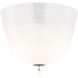 AERIN Brisa LED 14 inch Polished Nickel Semi-Flush Mount Ceiling Light