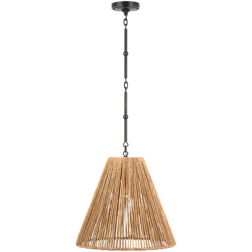 Thomas O'Brien Goodman 1 Light 18 inch Bronze Hanging Shade Ceiling Light, Medium