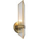 Cairo Wall/Vanity Light Wall Light in Vintage Brass
