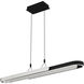 Mira LED 41.5 inch Matte Black Island Light Ceiling Light, Medium