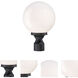 Havana 1 Light 15 inch Matte Black Exterior Post Mount Light