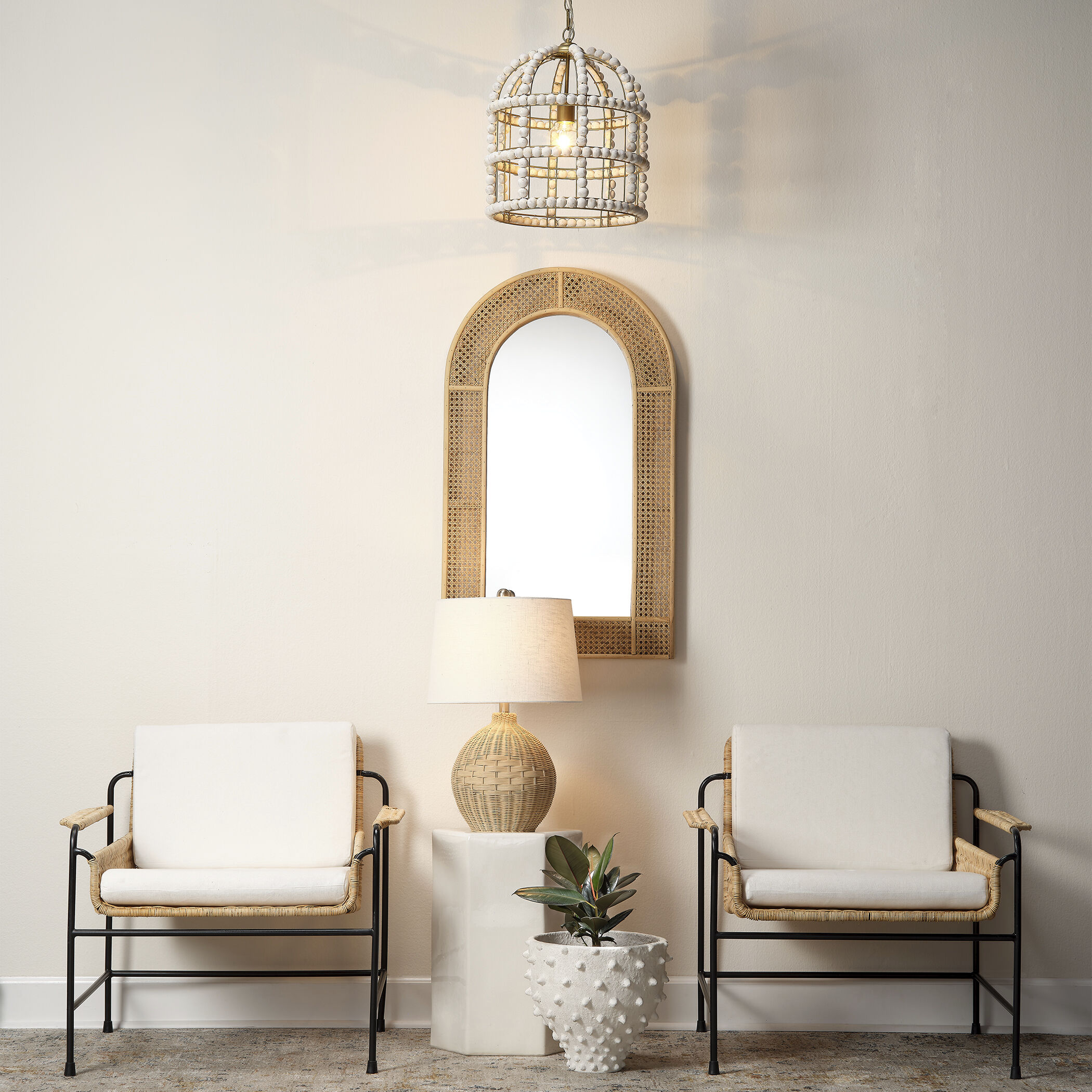 Cape 22 inch 150.00 watt Natural Table Lamp Portable Light