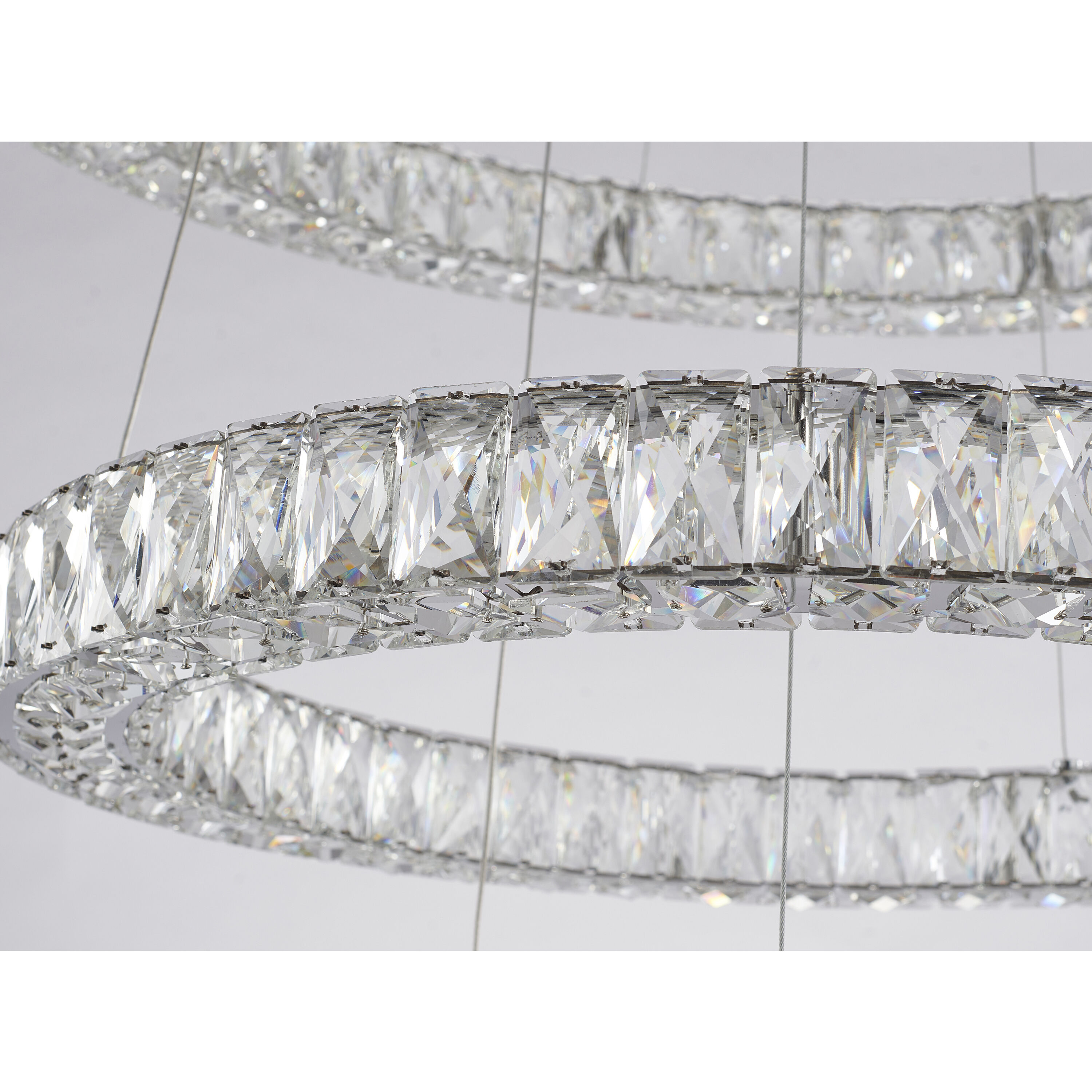 Canada LED 31.5 inch Chrome Chandelier Ceiling Light