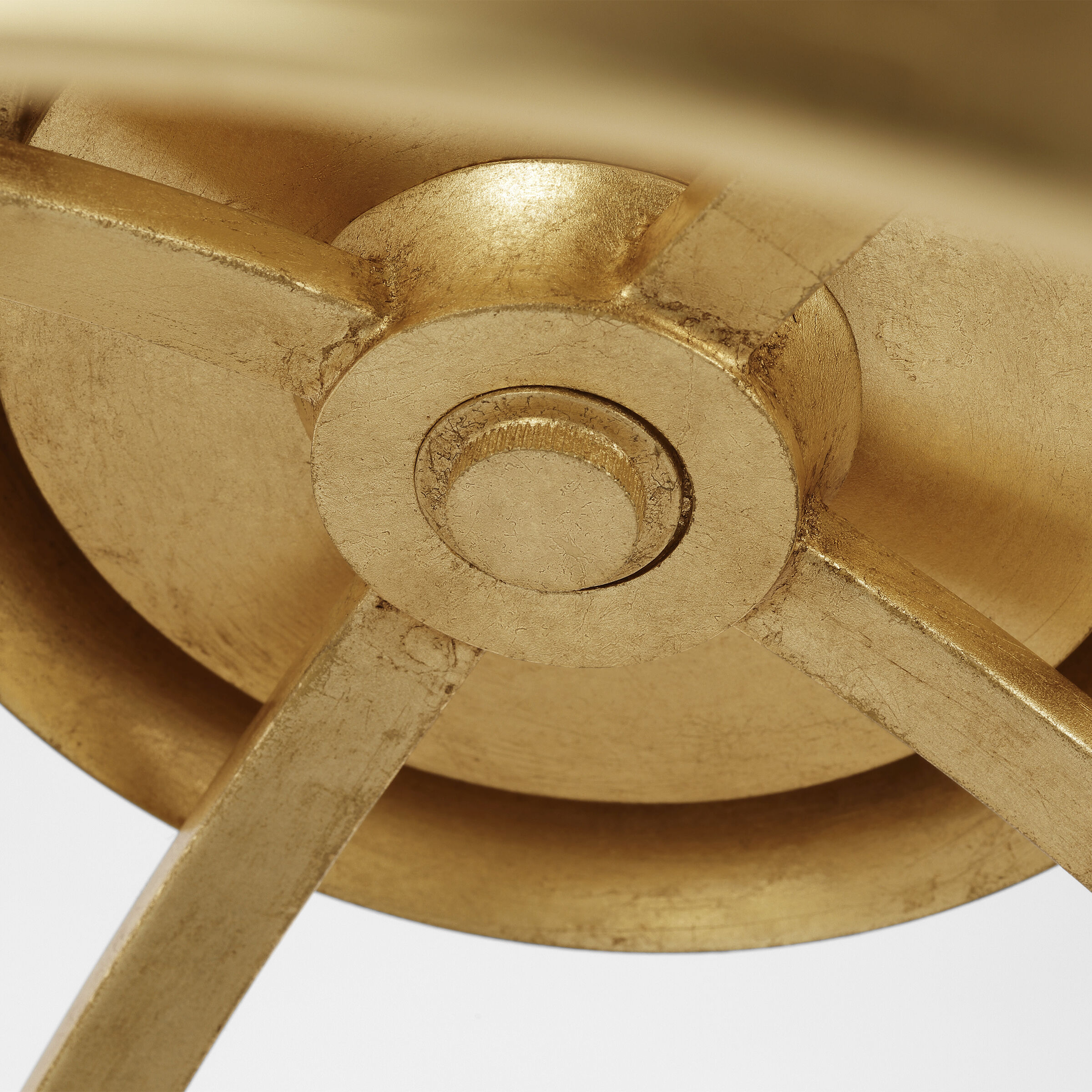 Thomas O'Brien Garland LED 20 inch Gild Dual Lit Ring Semi-Flush Mount Ceiling Light