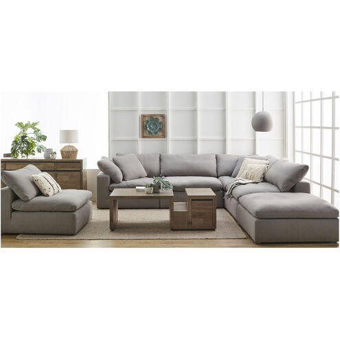 Clay Grey Modular Sectional, Livesmart Fabric