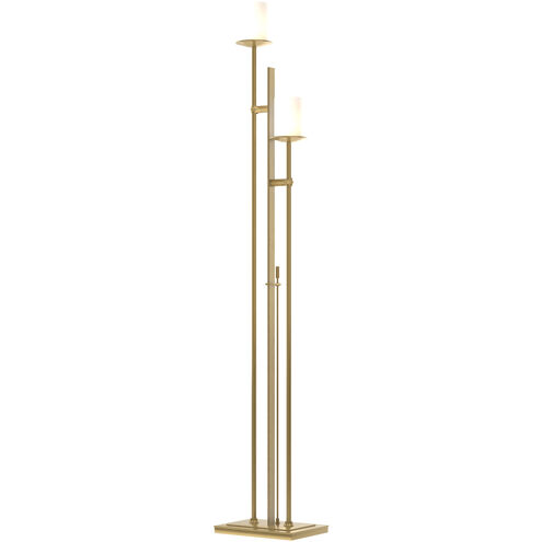 Rook 65.8 inch 100 watt Modern Brass Twin Floor Lamp Portable Light