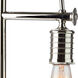 Douille 27 inch 8 watt Polished Nickel Table Lamp Portable Light, Elstead