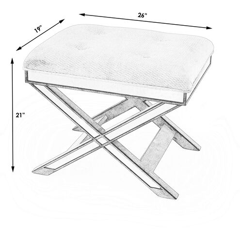 Butler Loft Marlo mirrored Bench