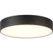 Musa 8.13 inch Black Flush Mount Ceiling Light