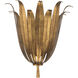 Eden 1 Light 13 inch Antique Gold Sconce Wall Light