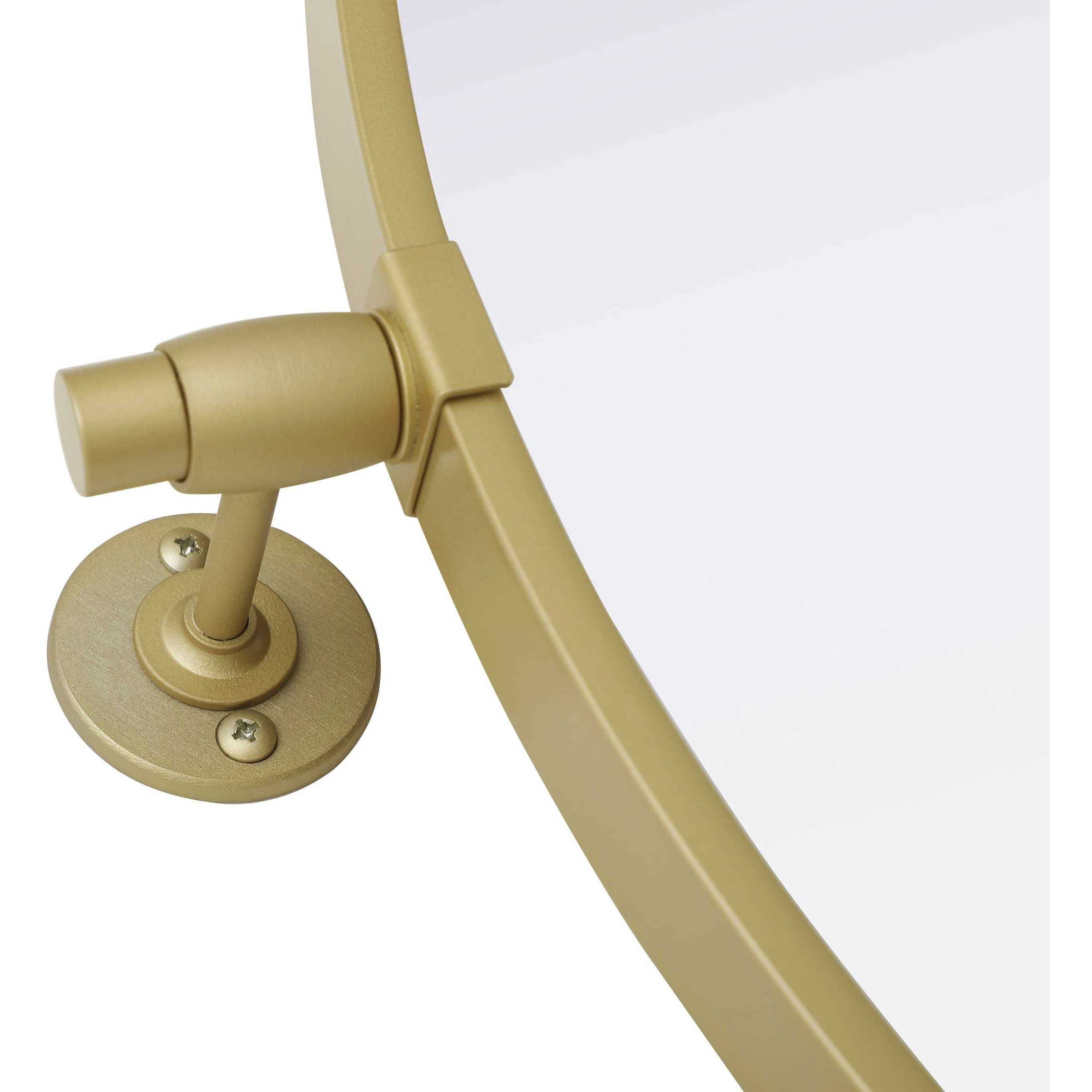 Amoura 24 X 24 inch Brass Mirror