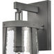 Dakota 1 Light 18 inch Distressed Zinc Outdoor Wall Sconce