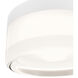 Balto II LED 5.38 inch White Outdoor Flush Mount, dweLED