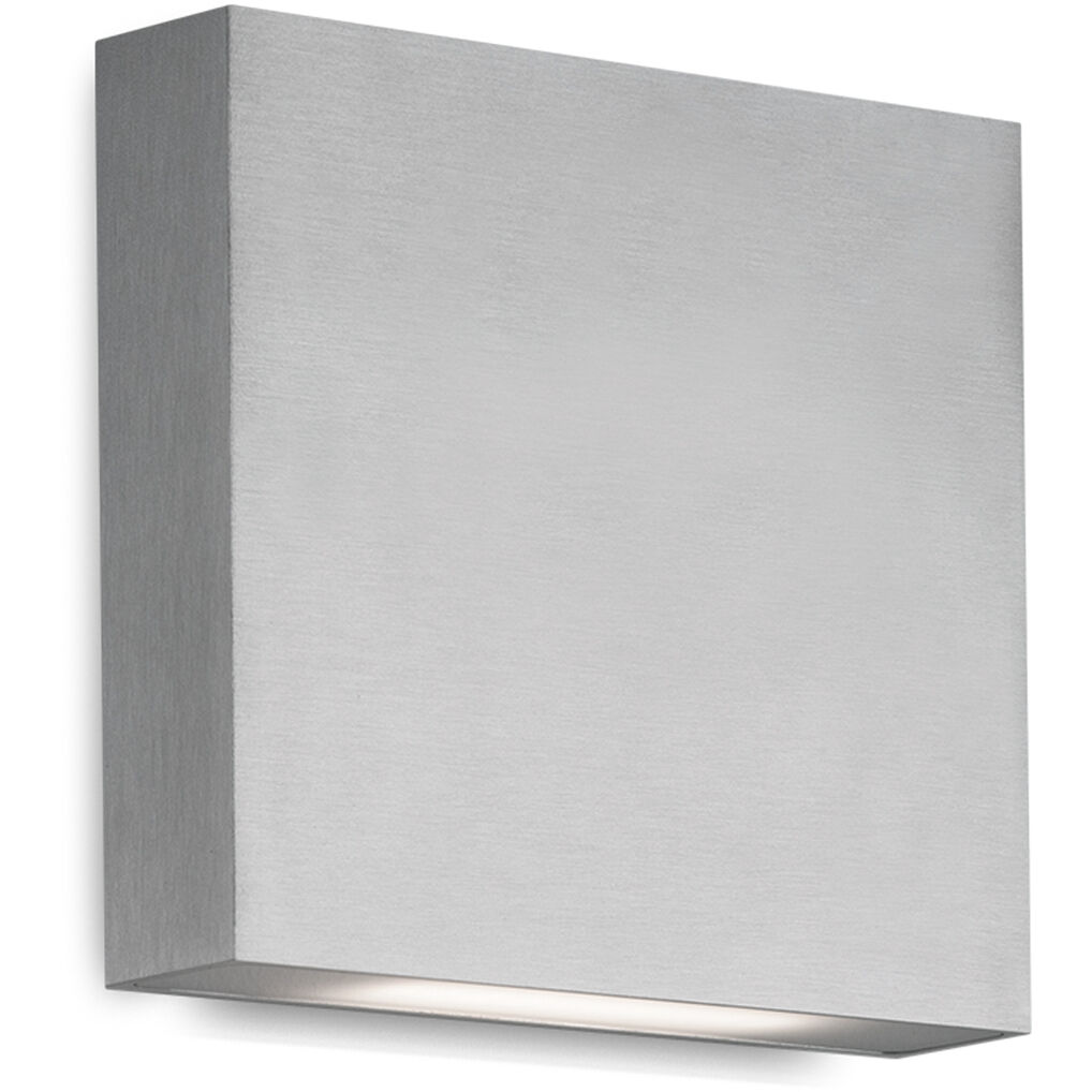 Mica All-terior Wall Light in Brushed Nickel