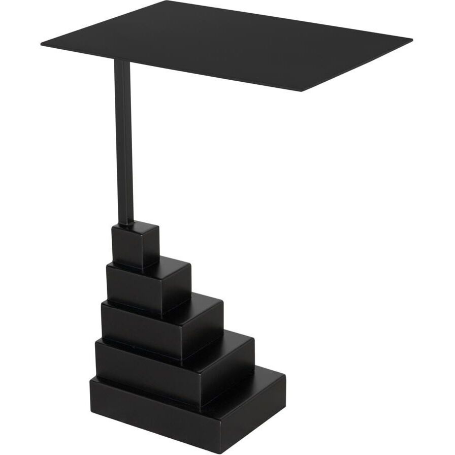 Nova 26 X 18.5 inch Matte Black Cigar Table