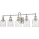Bryant 5 Light 40.5 inch Brushed Nickel Vanity Wall Light