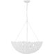 AH by Alexa Hampton Kelan 6 Light 23.75 inch Textured White Pendant Ceiling Light