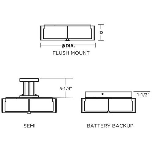 Apex 1 Light 17 inch Espresso Flush Mount Ceiling Light