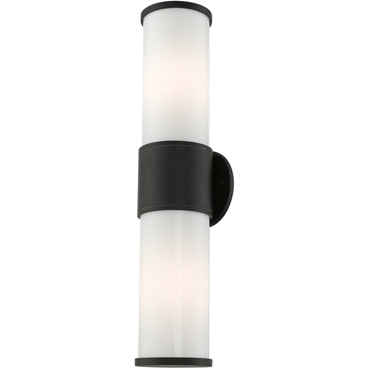 Landsdale 2 Light 5 inch Textured Black Outdoor Wall Lantern