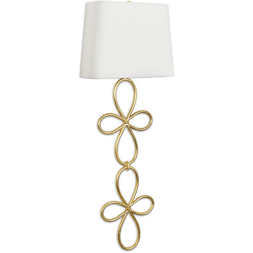 Minuet 1 Light 12 inch Gold Leaf Sconce Wall Light