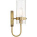 Brook 1 Light 4.75 inch Brass Bath Vanity Light Wall Light