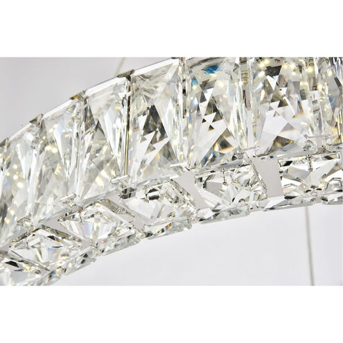 Monroe LED 24 inch Chrome Chandelier Ceiling Light