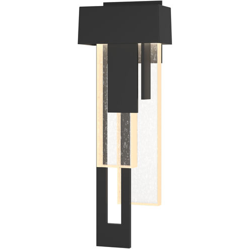 Rainfall LED 18.9 inch Coastal Black Outdoor Sconce