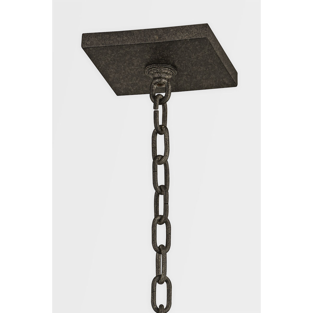 Sanders 4 Light 9 inch French Iron Outdoor Pendant