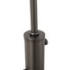 Palm Springs 87 inch 100 watt Gunmetal and Black Arc Floor Lamp Portable Light