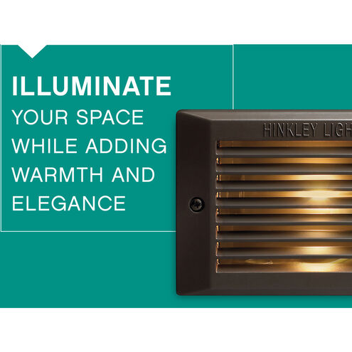 Isaac 120v 4.50 watt Bronze Landscape Step Light